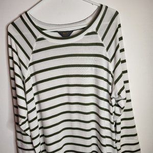 Women's MIX by 41 Hawthorne Striped Sweater, Sz. 1X, Tunic Length,